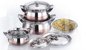 Copper Link Skod Casserole Set- 4 Pcs