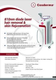 Cosderma Diode Laser Hair Removal Machine