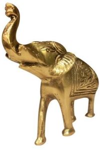 Brass Elephant Statue