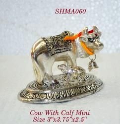 Aluminium Cow With Calf Mini Slox