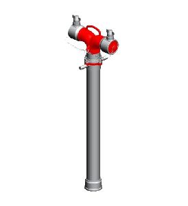 Double Fire Hydrant Stand Pipe