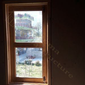 Pine Wood Window