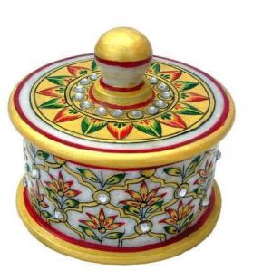 Marble Sindoor Box