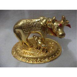 Metal Cow With Child Small