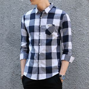 Mens Checkered Shirt