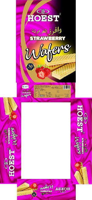 Strawberry Flavoured Cream Wafers