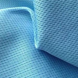 Blue Honeycomb Fabric