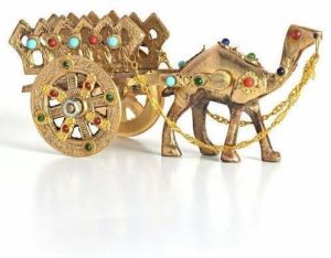 Brass Camel Cart