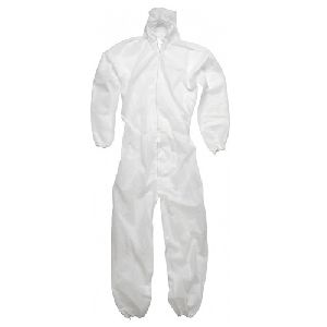 Safety Non Woven Hooded Coverall