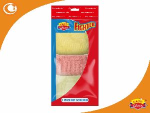 Fighter Net Scrubber Magic Cleen (Pack of 3)