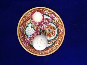 Handicraft Marble Pooja Thali