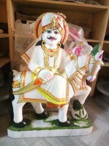 Marble Sawai Singh Ji Statue