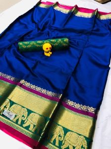 JMV DESIGNER STUDIO PRESENT BY COTTON SILK WITH DESIGN SAREE