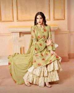 JMV DESIGNER STUDIO PRESENT BY Kurti With Palazzo & Dupatta