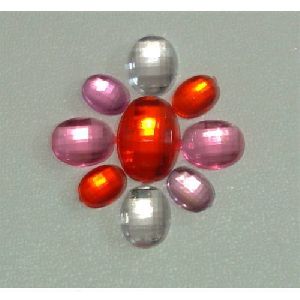 Oval Acrylic Beads
