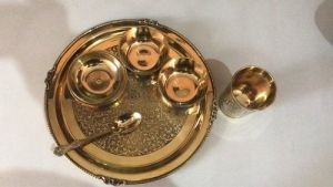 Brass Dinner Set