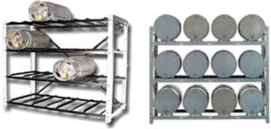 drum storage racks