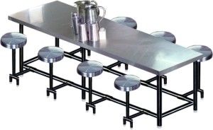 stainless steel canteen table