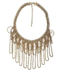 ChicKraft Alloy Golden Choker Contemporary Necklace(24386)