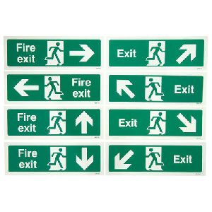 Green Emergency Escape Signs