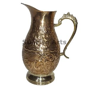 brass water pitcher