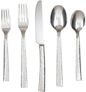 Hammered Flatware Set