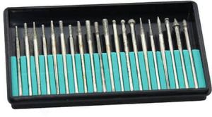 20 Pc Diamond Bur Set