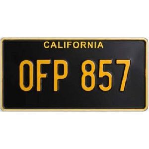 Commercial Number Plate