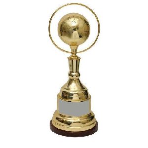 Gold Plated Brass Trophy
