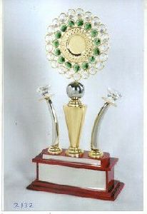 Metal Cricket Trophy