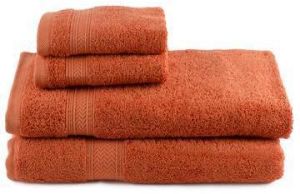 Orange Cotton Towel Set