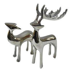 Silver Metal Deer