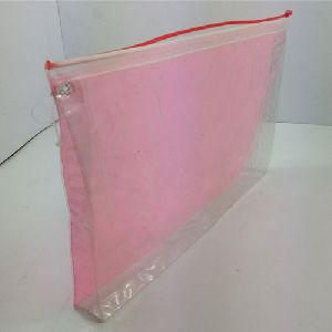 Pink Soft PVC Pouch