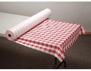 Checkered Catering Table Plastic Rolls