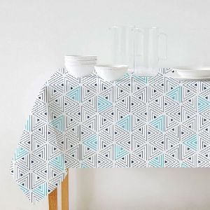 Blue Designer Tablecloth