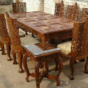 teakwood dining table