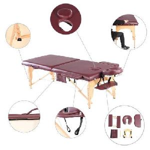 Portable Spa Massage Wooden Table