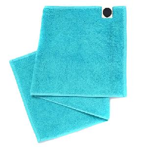 Blue Cotton Gym Towel