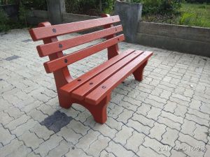 3x3 Wooden Texture Bench