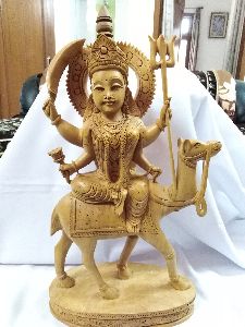 Wooden Durga Statue