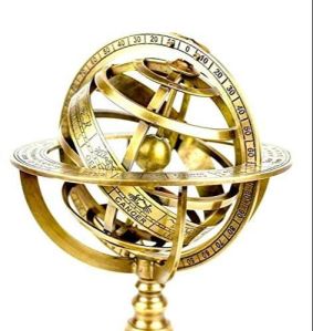 Brass Armillary Astrolabe Inclinometer