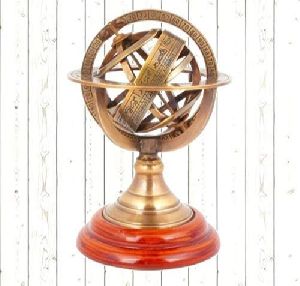 Brass Armillary Sphere