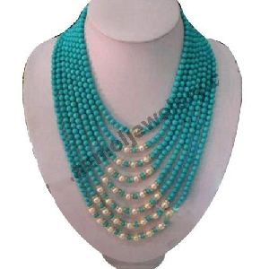 Turquoise Bead Necklace