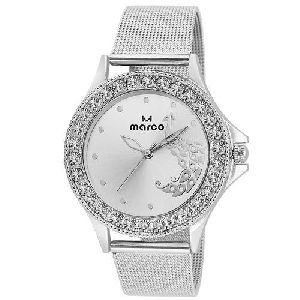 Ladies Silver Wrist Watch