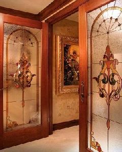 Decorative Glass Door