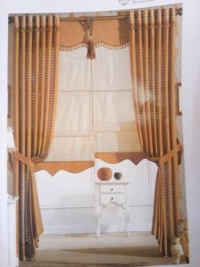 Embroidered Windows Curtains