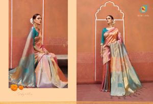 ASHIKA SAREE KASTURI SILK KANJEEVARAM SILK PRINTED SAREE