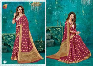 ASHIKA TANISHQ CRAPE SILK ZARI WORK SAREE