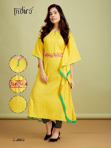 INDIRA APPARELS KAFTAN RAYON ONE PIECE COLLECTION WITH BELT ONLINE SELLER