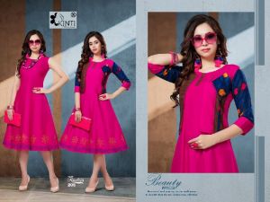 KINTI ANOKHI VOL 2 RAYON KURTI WITH JACKET